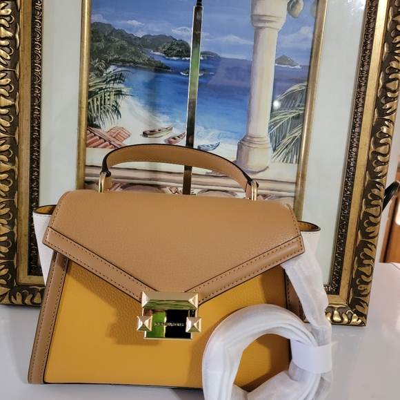 NWT Micheal Kors Whitney medium flap satchel - Picture 4 of 11